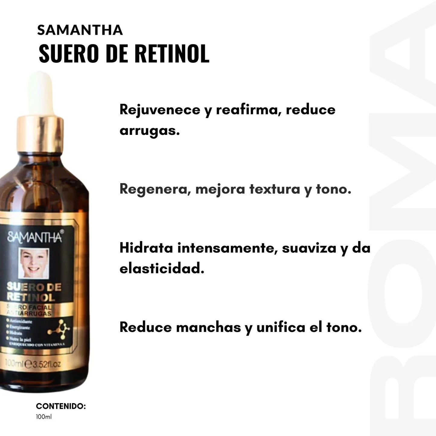 SAMANTHA - Suero Facial de Retinol