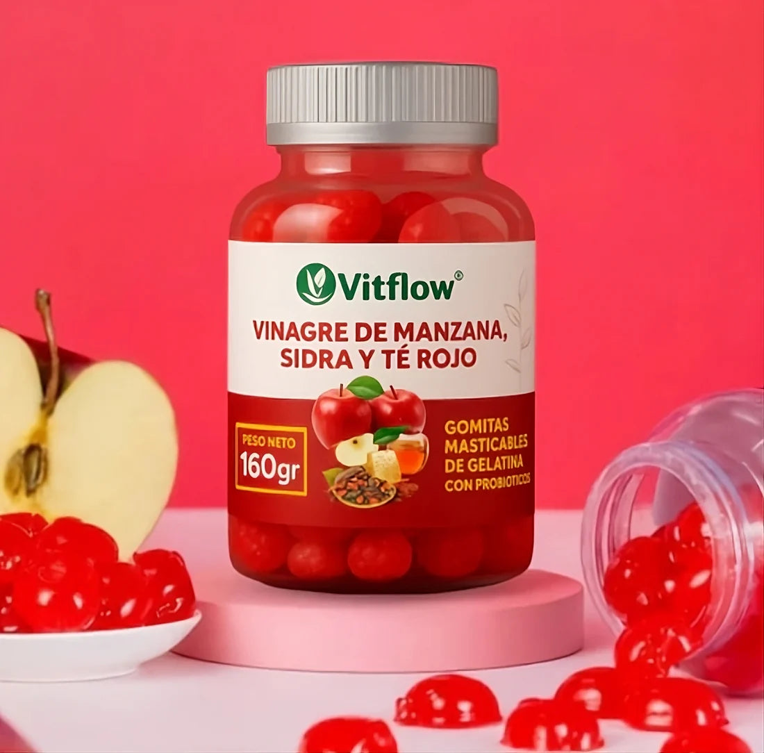 VitFlow - GOMITA VINAGRE DE MANZANA