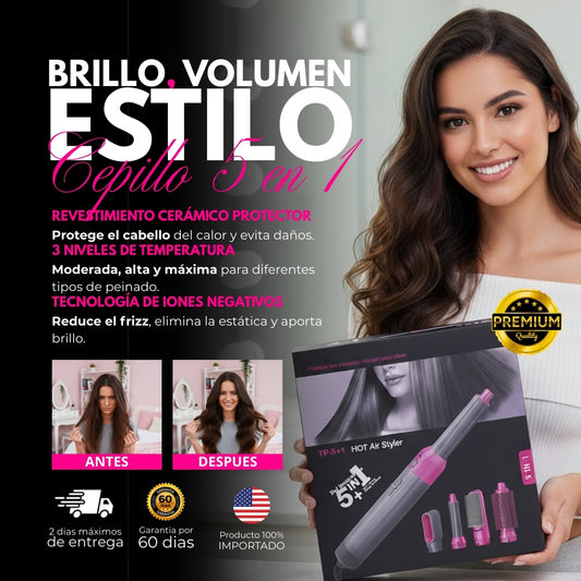 CEPILLO 5 EN 1 - Versión Americana
